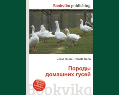 Книга "Породы домашних гусей Джесси Рассел (найти все товары)  Породы домашних гусей"